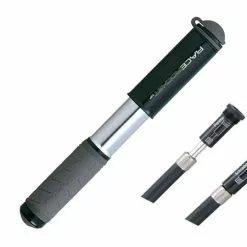 Topeak RaceRocket HP Minipumpe Schwarz - 11 Bar