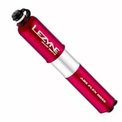 Lezyne CNC Alloy Drive MTB Minipumpe Medium Rot 6,2 Bar