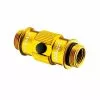 Lezyne ABS Flip Thread Chuck Pumpenkopf Dual Farbe Gold -Kettenblaetter Verkäufe 35338 0 Lezyne Pumpenkopf ABS Gold