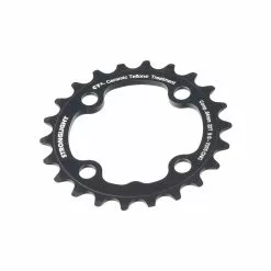 Stronglight CT2 Kettenblatt 22 Zaehne 64 LK Innen Schwarz 9x3 Fach