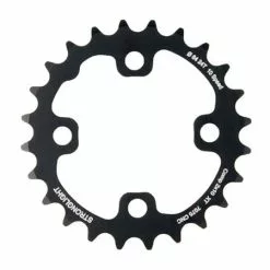 Stronglight Kettenblatt XC-CT 2x10 FCM785 LK 64 Schwarz 24 Zaehne