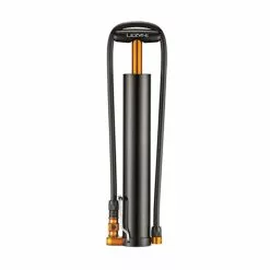Lezyne Micro Floor Drive XL Minipumpe Schwarz-gold 2,4 Bar