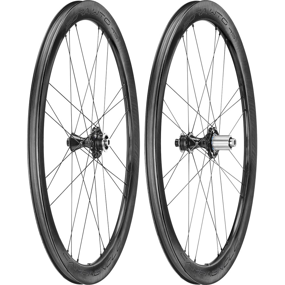 Campagnolo Bora WTO45 DB Laufradsatz Clincher Disc Centerlock Rotor HG11 3 Campagnolo Bora WTO45 DB Laufradsatz Clincher Disc Centerlock Rotor HG11