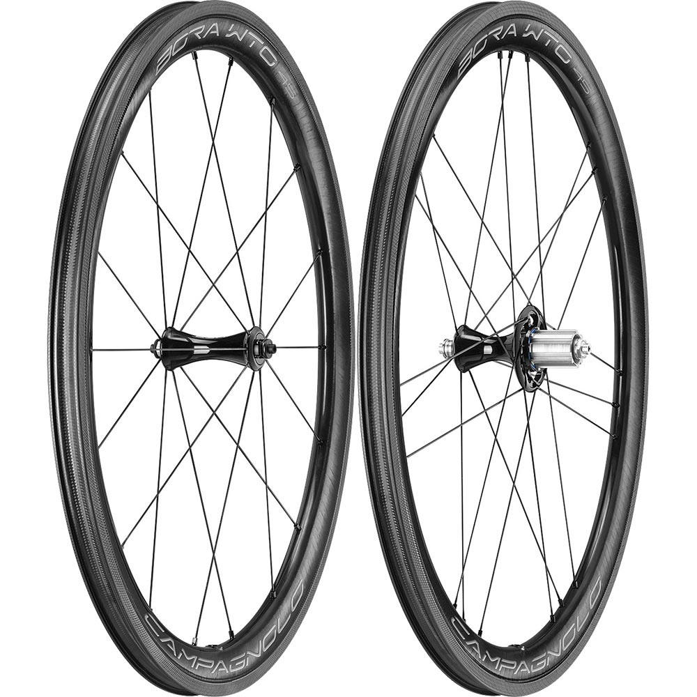 Campagnolo Bora WTO 45 UB Laufradsatz Clincher Bright Label Rotor Campa ED 3 Campagnolo Bora WTO 45 UB Laufradsatz Clincher Bright Label Rotor Campa ED
