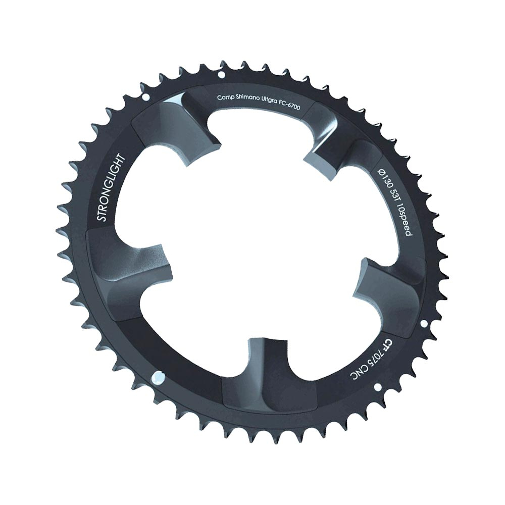 Stronglight Ct² Kettenblatt Ultegra 130 Lochkreis 10 Fach - 53 Zaehne 3 Stronglight Ct² Kettenblatt Ultegra 130 Lochkreis 10 Fach - 53 Zaehne