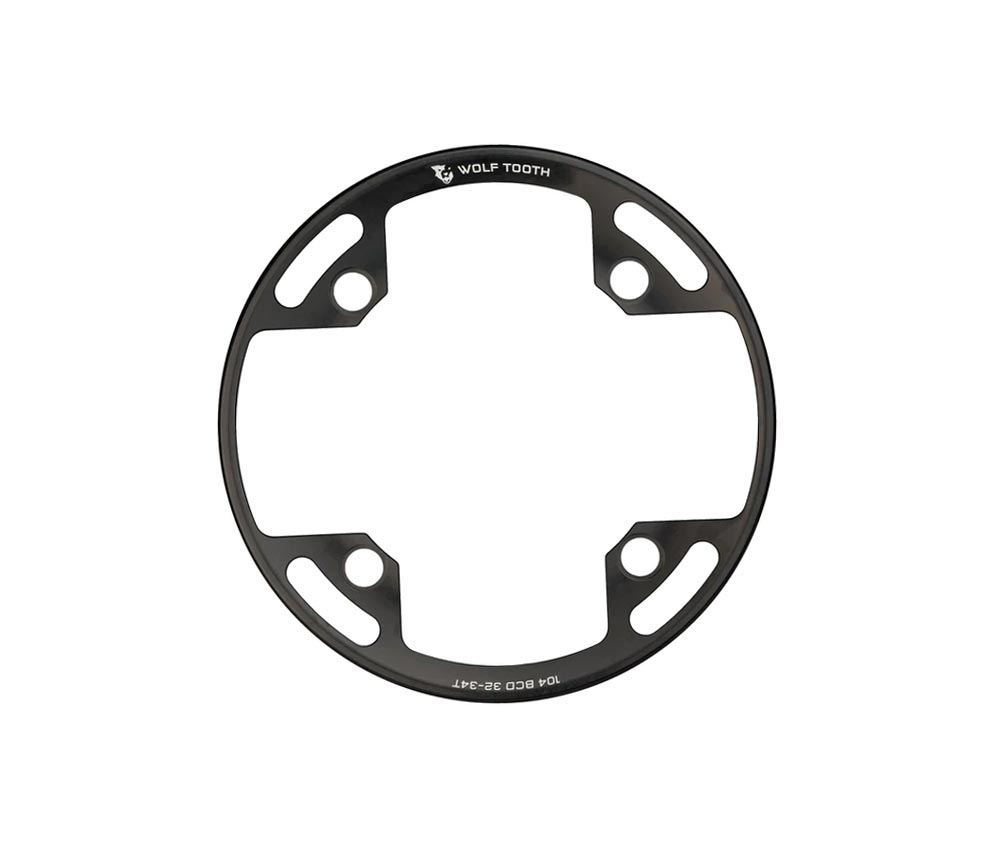 Wolf Tooth Bash-Ring Kettenschutzring - Lochkreis 104mm 32-34 Zaehne 4 Wolf Tooth Bash-Ring Kettenschutzring - Lochkreis 104mm 32-34 Zaehne – Bild 2