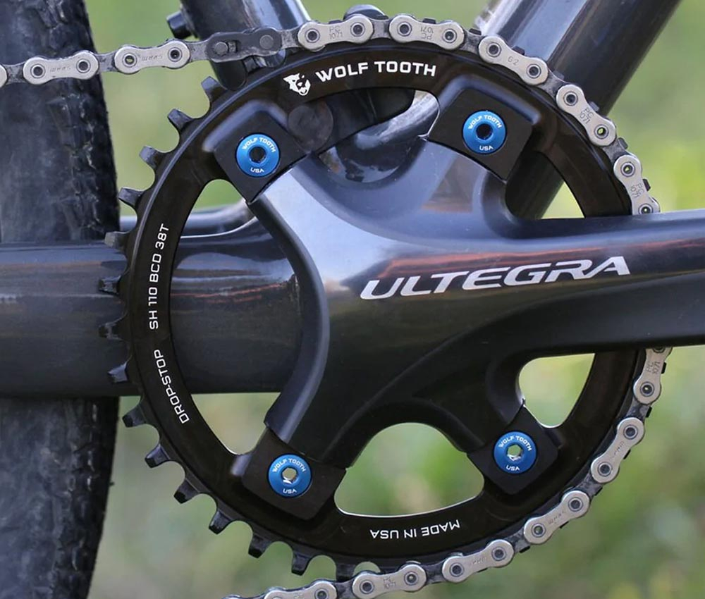 Wolf Tooth Drop Stop B Kettenblatt - Shimano Lochkreis 110mm Asymmetrisch 9-12 Fach 50 Zaehne 6 Wolf Tooth Drop Stop B Kettenblatt - Shimano Lochkreis 110mm Asymmetrisch 9-12 Fach 50 Zaehne – Bild 4