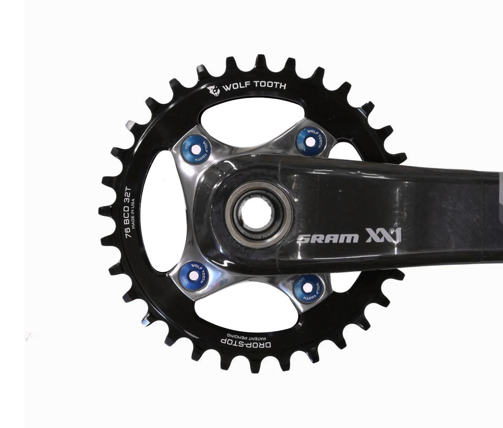 Wolf Tooth Drop Stop A Kettenblatt - Sram XX1 / Specialized / Cannondale Lochkreis 76mm 9-12 Fach 30 Zaehne 5 Wolf Tooth Drop Stop A Kettenblatt - Sram XX1 / Specialized / Cannondale Lochkreis 76mm 9-12 Fach 30 Zaehne – Bild 3