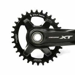 Wolf Tooth Drop Stop A Oval Kettenblatt - Shimano XT / SLX / Deore Lochkreis 96mm 9-12 Fach 34 Zaehne -Kettenblaetter Verkäufe 57380 2