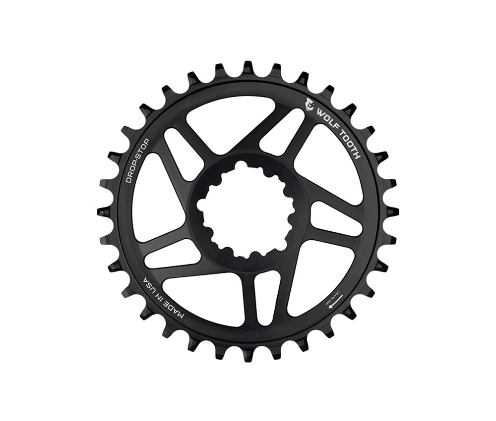 Wolf Tooth Drop Stop A Kettenblatt - Sram Direct Mount 6mm Offset 9-12 Fach 32 Zaehne 4 Wolf Tooth Drop Stop A Kettenblatt - Sram Direct Mount 6mm Offset 9-12 Fach 32 Zaehne – Bild 2