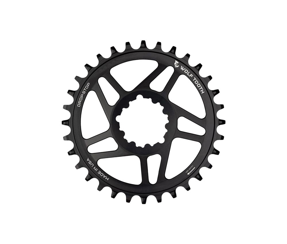 Wolf Tooth Drop Stop A Kettenblatt - Sram Direct Mount 3mm Offset 9-12 Fach 28 Zaehne 4 Wolf Tooth Drop Stop A Kettenblatt - Sram Direct Mount 3mm Offset 9-12 Fach 28 Zaehne – Bild 2