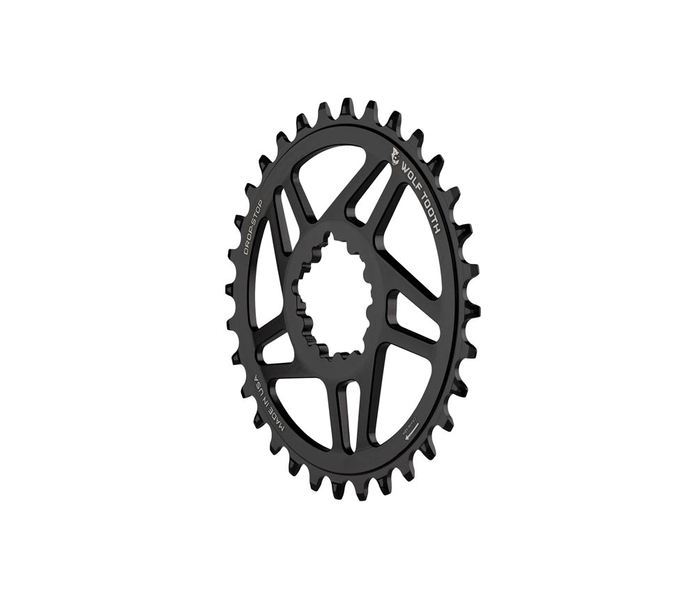 Wolf Tooth Drop Stop A Kettenblatt - Sram Direct Mount 0mm Offset 9-12 Fach 30 Zaehne 3 Wolf Tooth Drop Stop A Kettenblatt - Sram Direct Mount 0mm Offset 9-12 Fach 30 Zaehne