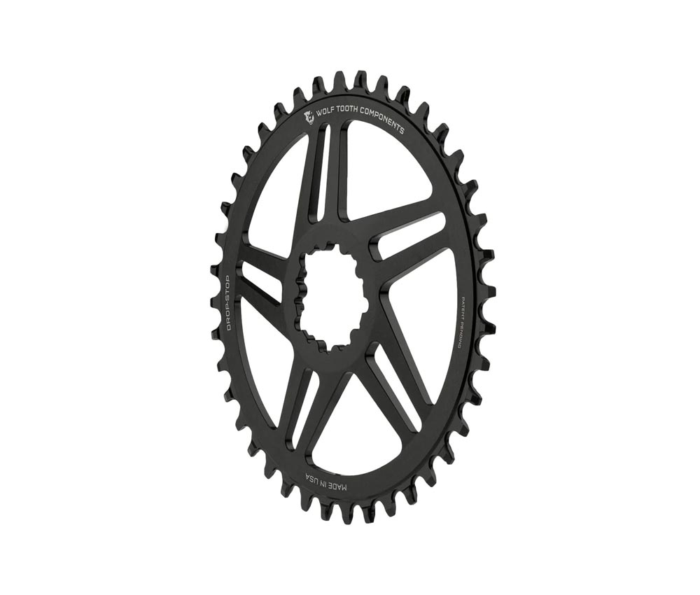 Wolf Tooth Drop Stop A Kettenblatt - Sram Direct Mount 0mm Offset 9-12 Fach 34 Zaehne 3 Wolf Tooth Drop Stop A Kettenblatt - Sram Direct Mount 0mm Offset 9-12 Fach 34 Zaehne