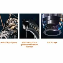 Campagnolo Hyperon Ultra Laufradsatz Disc Centerlock Clincher Rotor N3W -Kettenblaetter Verkäufe 59835 3