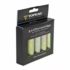 Topeak Kartuschen 5er Set CO2 Mit Gewinde 16 Gramm